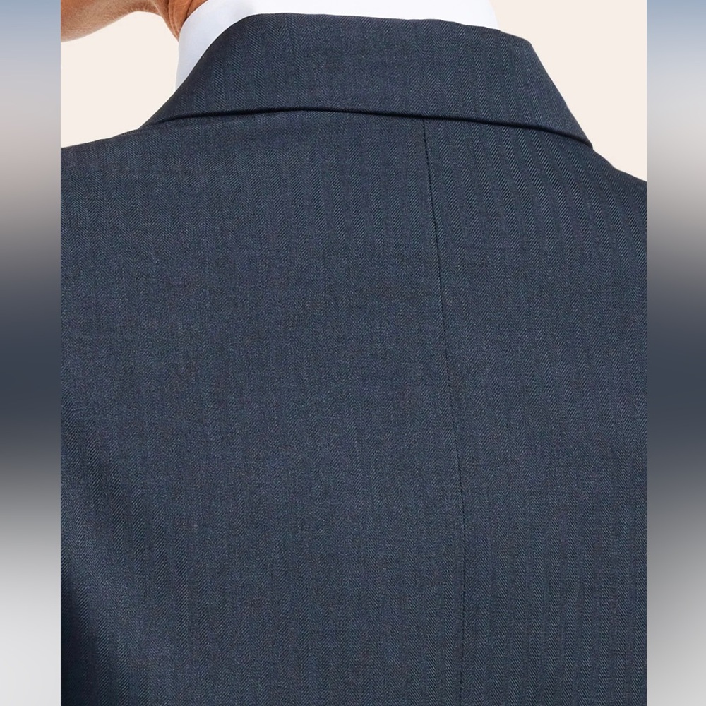 RJ Classics Girls Navy 3 Button Blazer Hampton Show Coat Horse Riding Jacket NWT - Picture 4 of 15